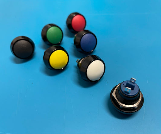 Aluminium knopf 12mm EIN-AUS