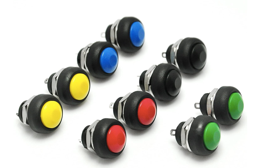 Button 12mm WaterProof (ON)-OFF