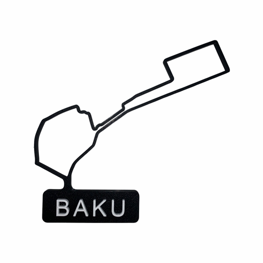 3D printed F1 tracks 2021 season - Baku