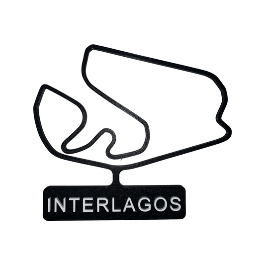 3D printed F1 tracks 2021 season - Interlagos