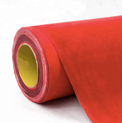 Tessuto autoadesivo con imitazione di Alcantara 70x20cm