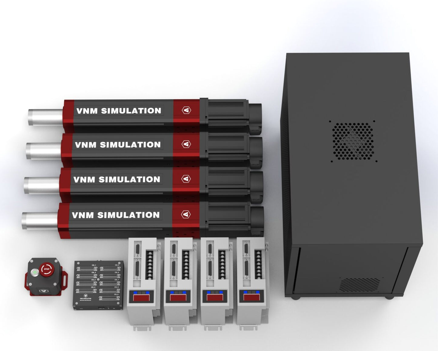 3 Dof Motion Kit With 4 Linear Actuator 150