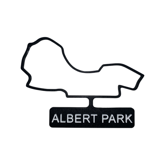 3DプリントされたF1トラック2021シーズン-アルバートパーク