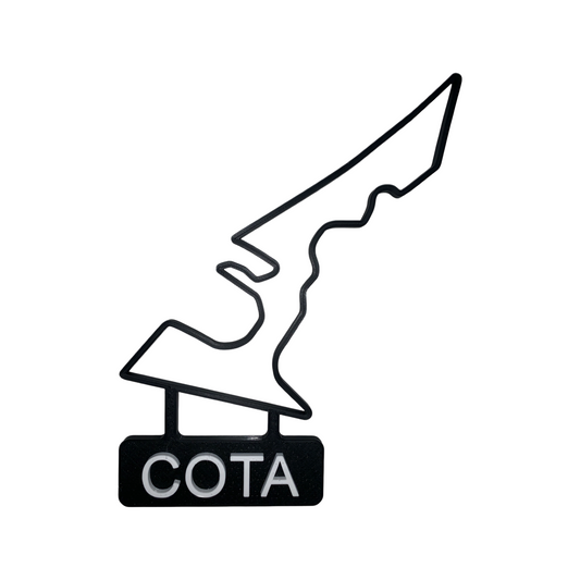 3D printed F1 tracks 2021 season - Cota