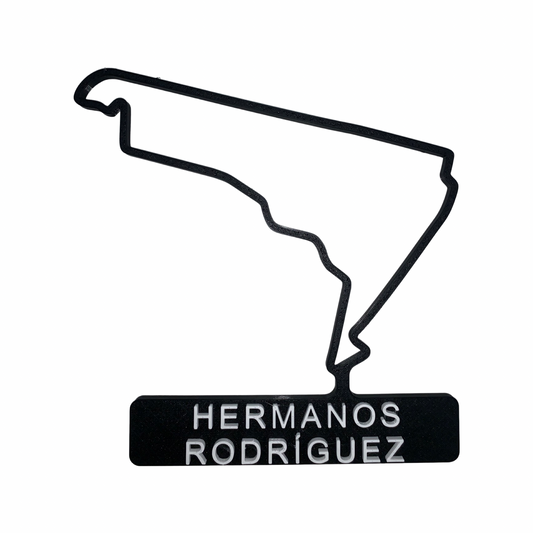Tracce di F1 stampate in 3D stagione 2021 - Hermanos Rodríguez