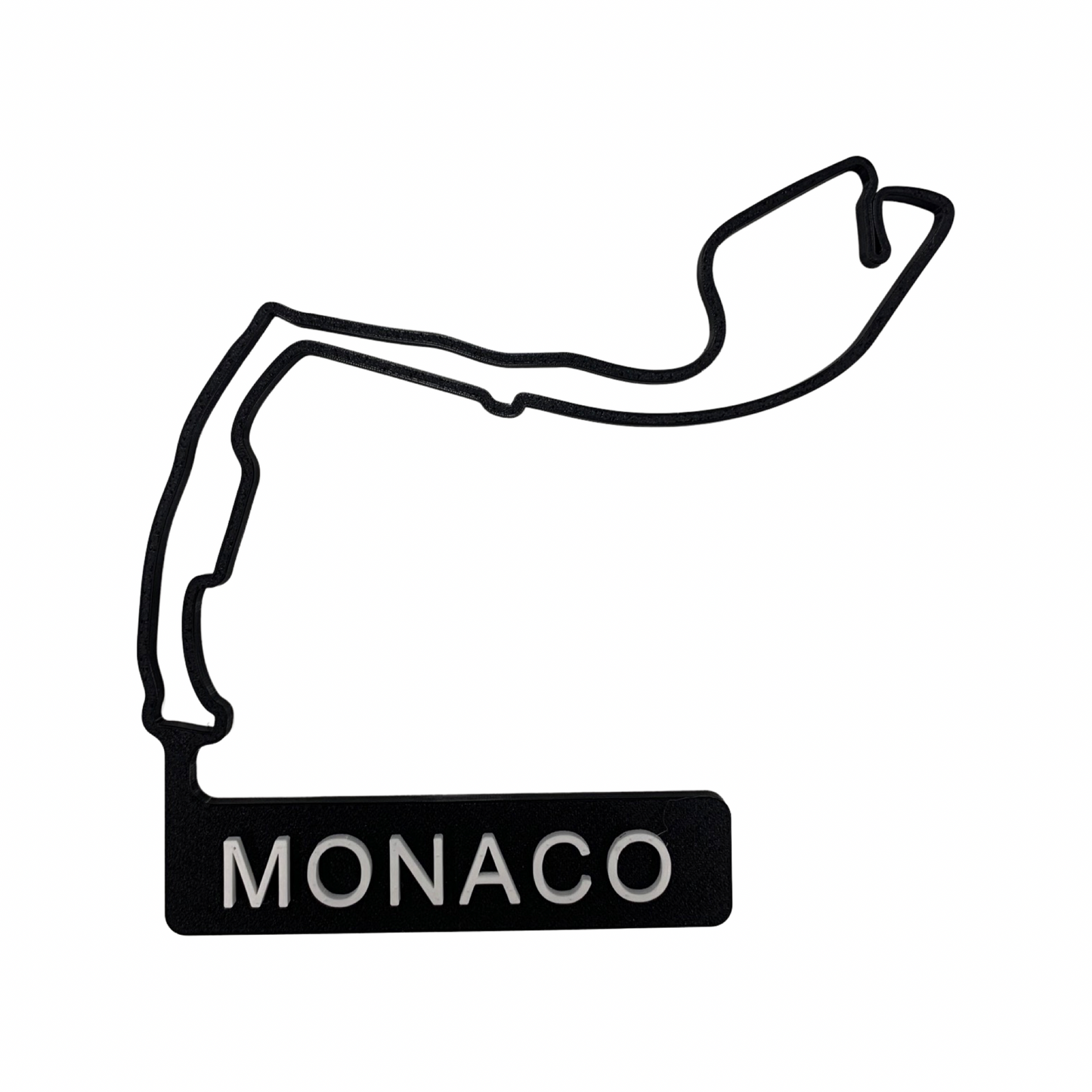 3DプリントされたF1トラック2021シーズン-モナコ