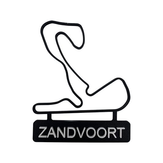 3DプリントされたF1トラック2021シーズン-Zandvoort