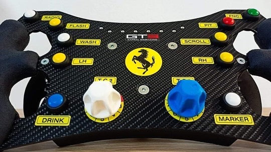 DIY Box Lenkrad Kit Ferrari 488 Challenge EVO von Hupske