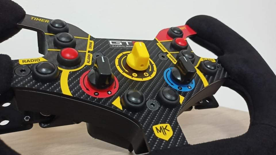 DIY Box Steering Wheel Kit Lamborghini Huracan GT3 2019 by BK Design