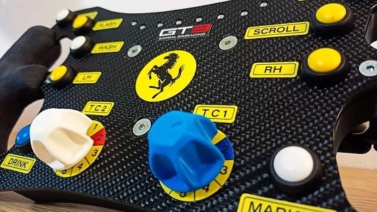 DIY Box Lenkrad Kit Ferrari 488 Challenge EVO von Hupske