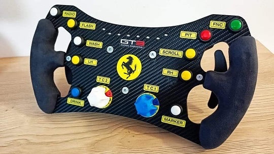 DIY Box Lenkrad Kit Ferrari 488 Challenge EVO von Hupske